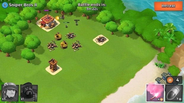 Avoid guns to attack with fewer casualties.