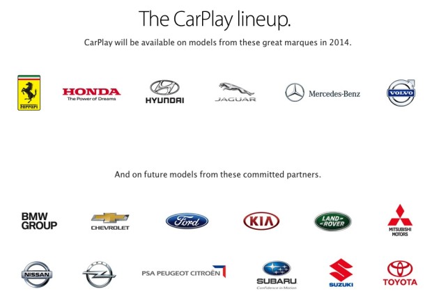 carplay lineup