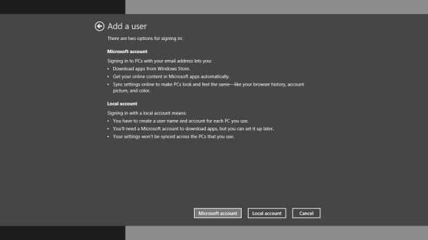 How to Create New Accounts in Windows 8 (8)