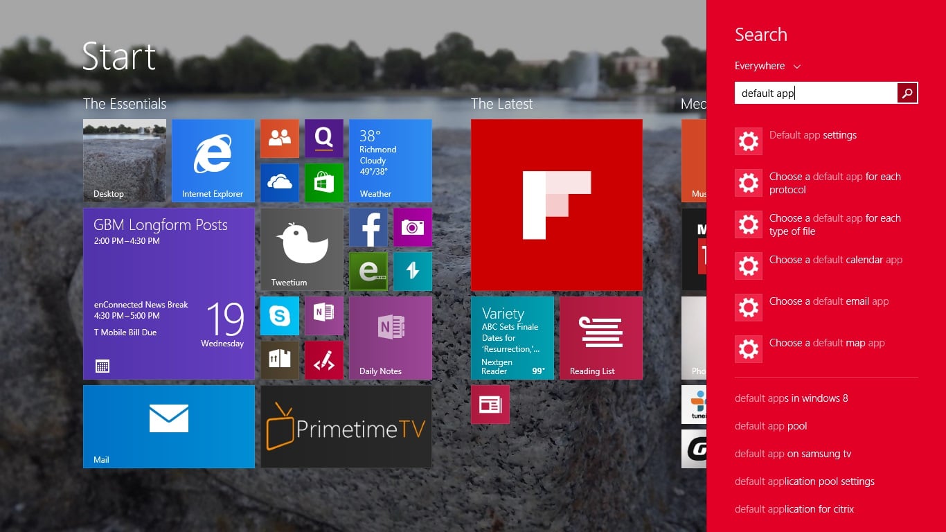 Windows 8 Standard Desktop