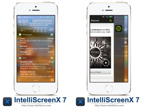 IntelliscreenX for iOS 7 is one of the most anticipated iOS 7 Cydia tweaks.