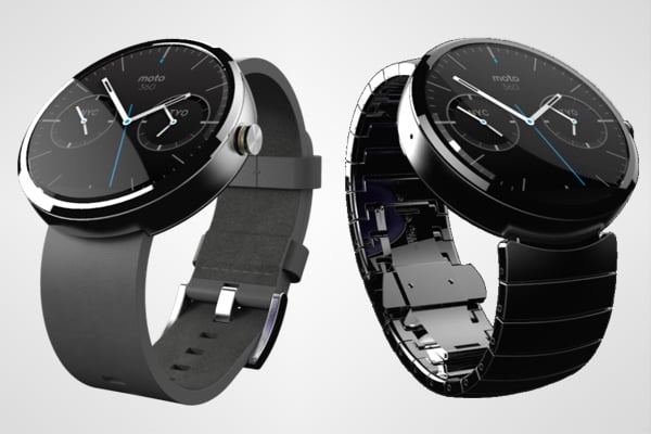 This is the Moto 360 Android Wear Smartwatch
