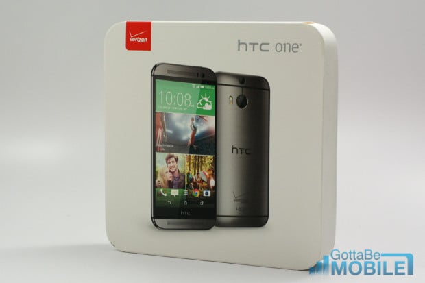 Take look at the new Verizon HTC One M8 unboxing.