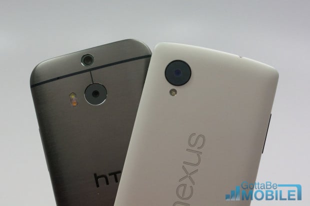 New HTC One M8 vs -  Nexus 512-X3