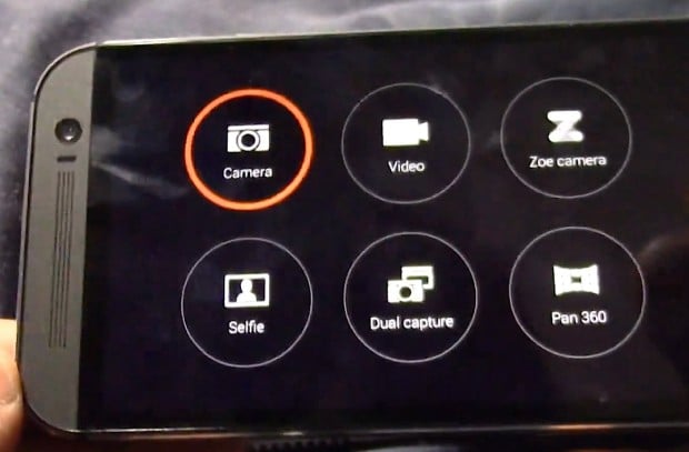 The New HTC One camera app revealed.