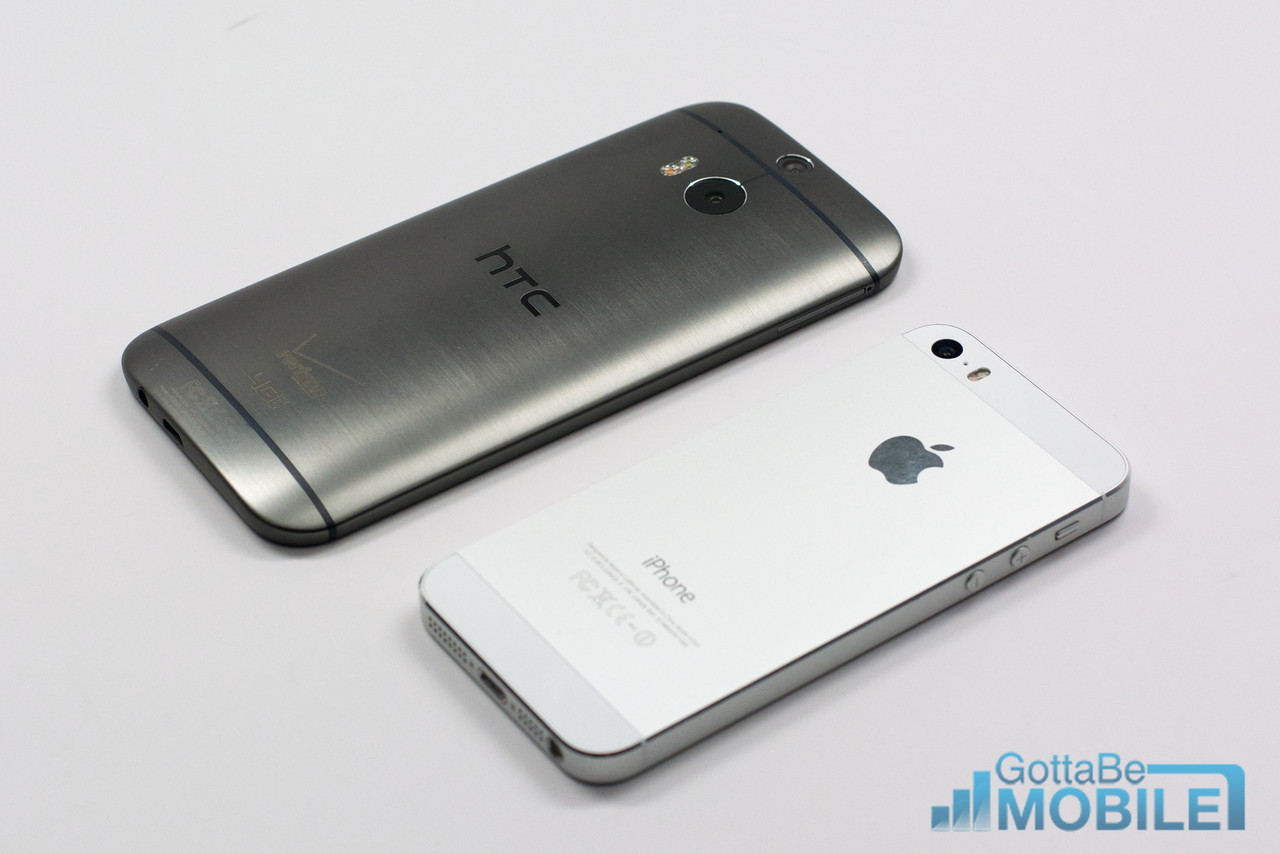 The HTC One offers a design with more metal.