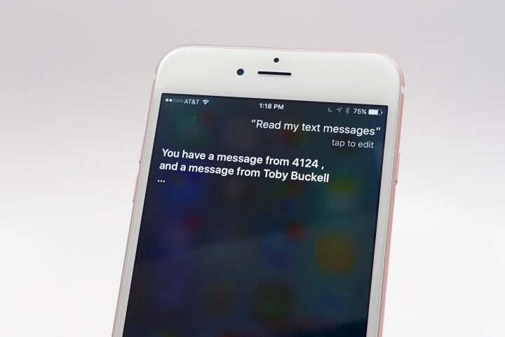 Check voicemail and messages with Siri on iPhone. 