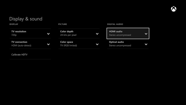 Check the Display and Sound settings to fix this Xbox One problem. 