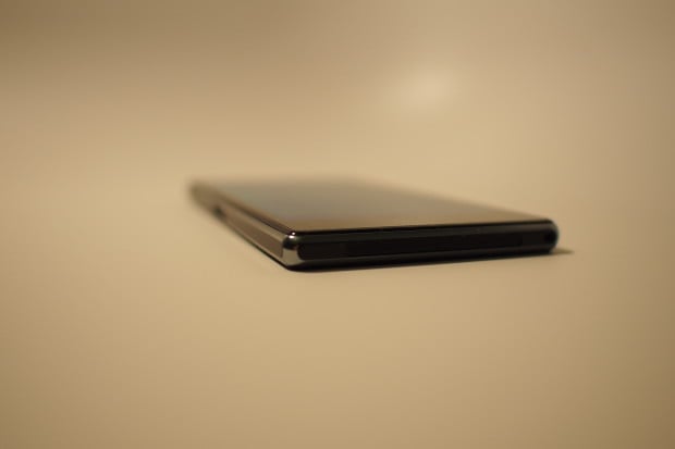 Location of the speaker grill at the bottom means that sound could get muffled if you're holding the phone in landscape mode.