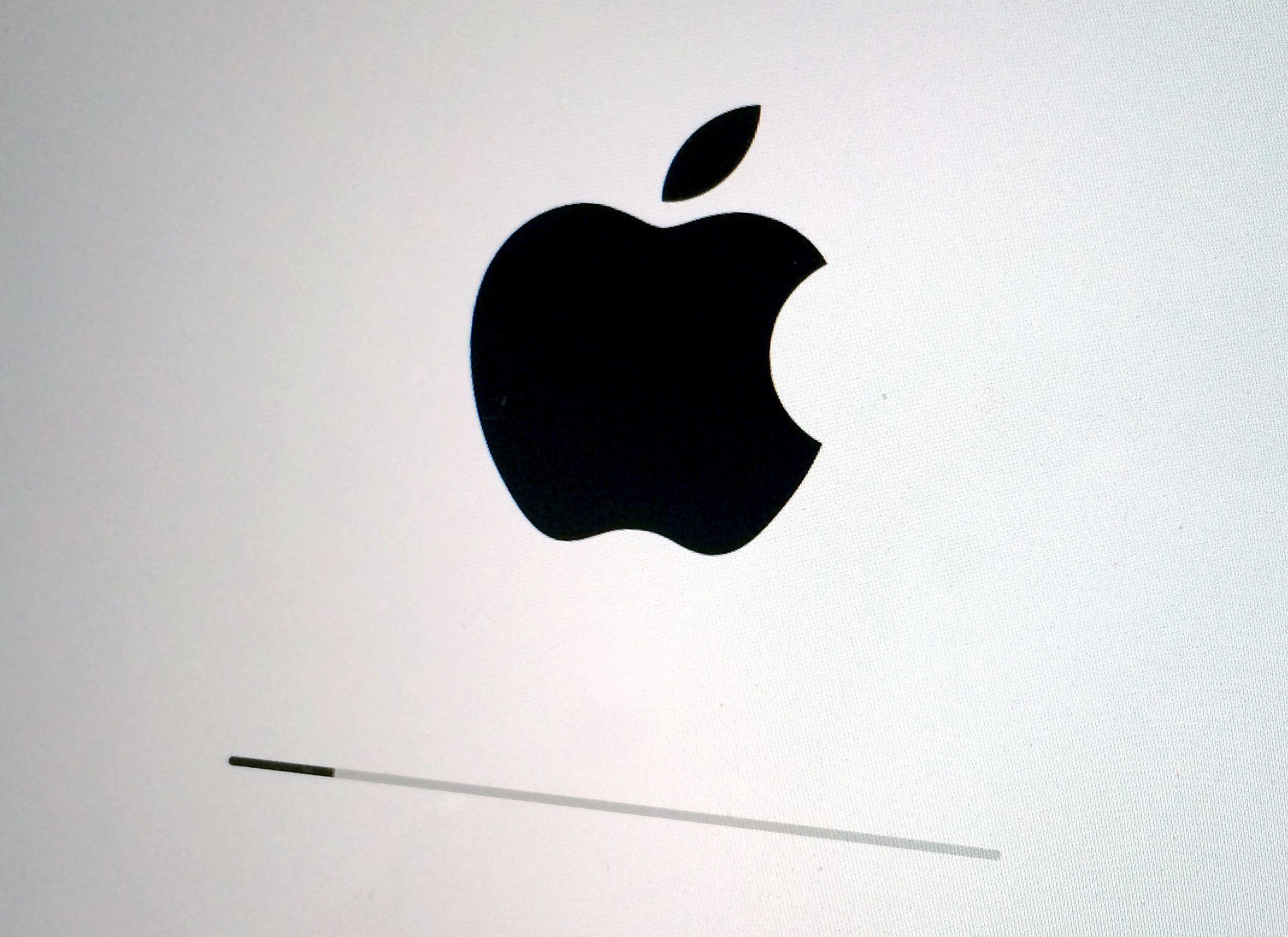 You will see this screen at least once before the iOS 7.1 update is finished.