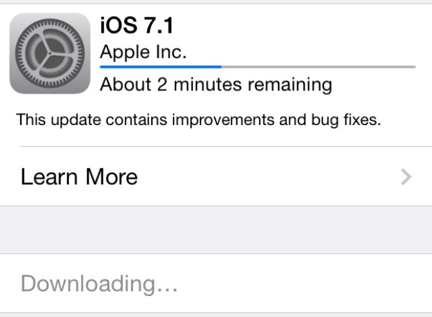 iOS 7.1 downgrade