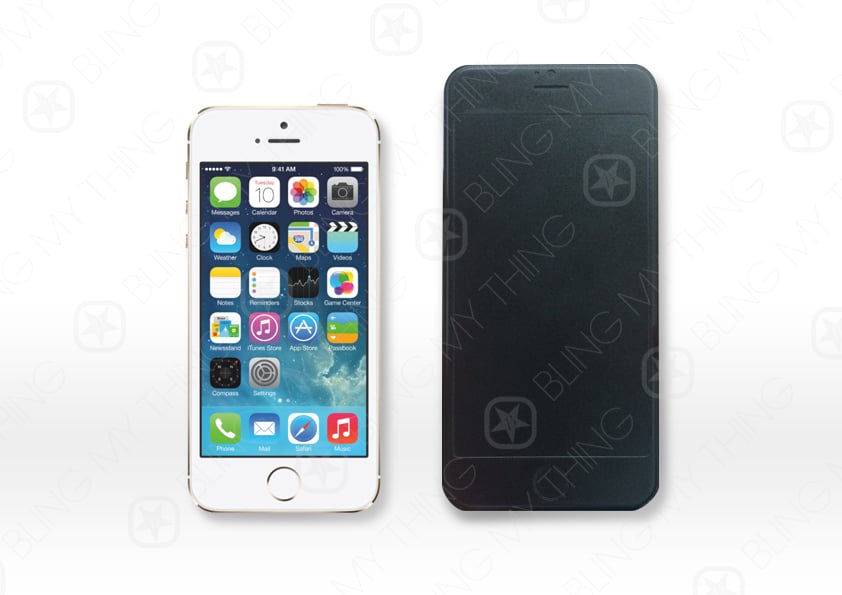 iPhone 5s vs an iPhone 6 design sample showcases size differences.