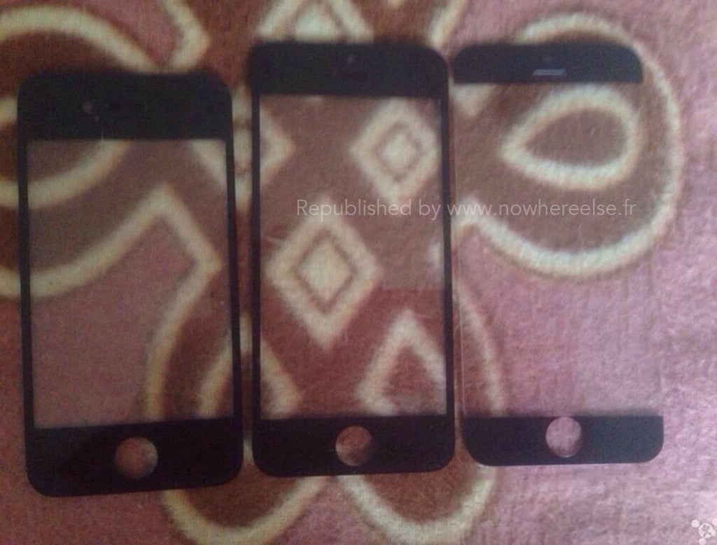 The iPhone 6 may feature a larger bezel-free display according to this photo, but it is still questionable.