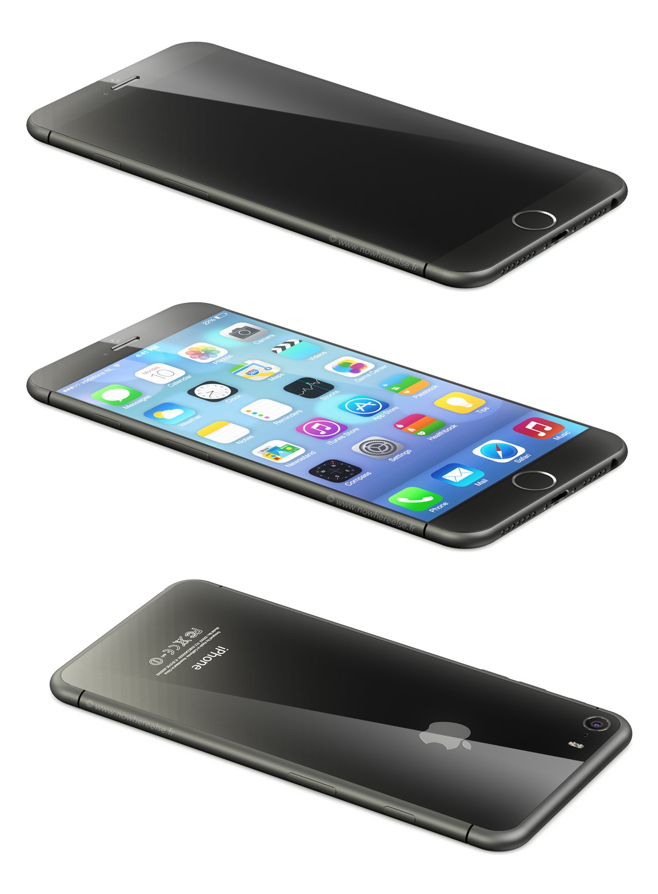 A new iPhone 6 concept based on leaks uses a Sapphire back.