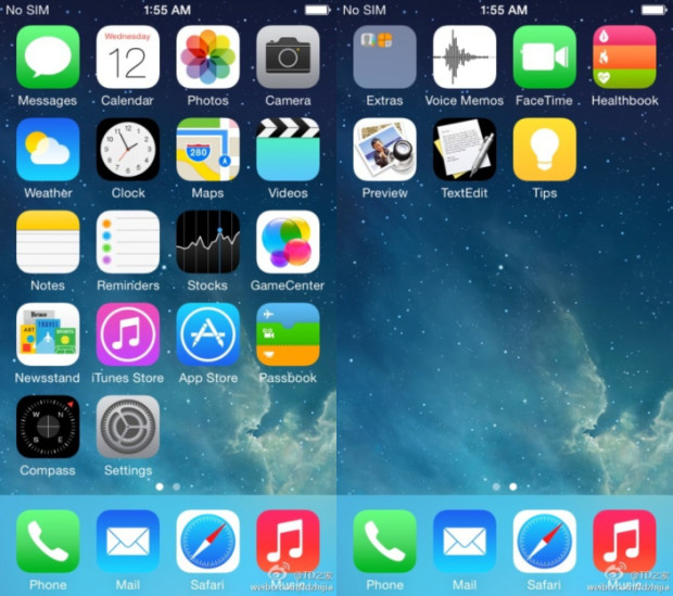 iOS 8 screenshots