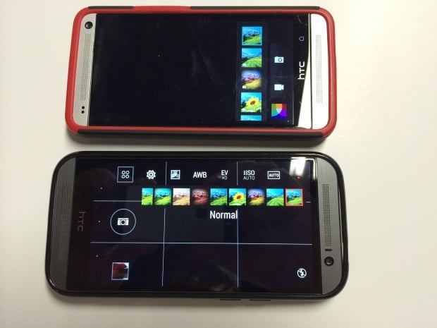 htc one m7 and htc one m8 live filters