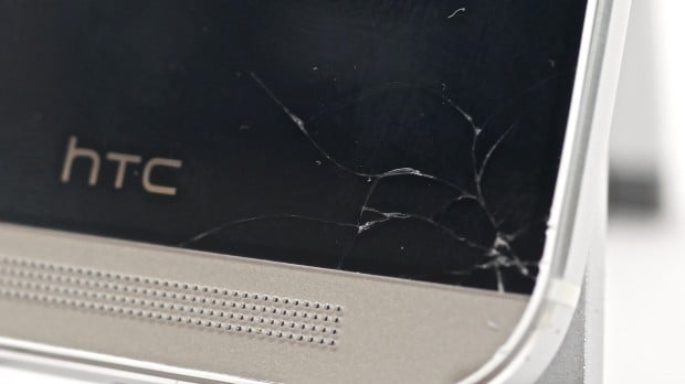 A drop of just 12-inches is enough to shatter a screen if the phone hits in a weak spot.