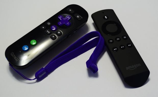 fire tv and roku 3 remotes