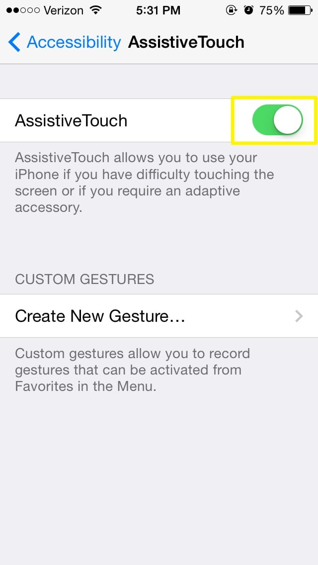 How to Enable Assistive Touch for iPhone