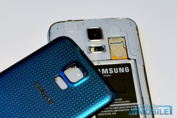 Galaxy S5 vs iPhone 5s Storage and battery