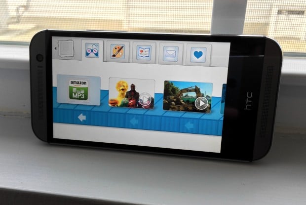 Use Kid Mode on the HTC One M8 to entertain your kid and keep your apps and data safe.