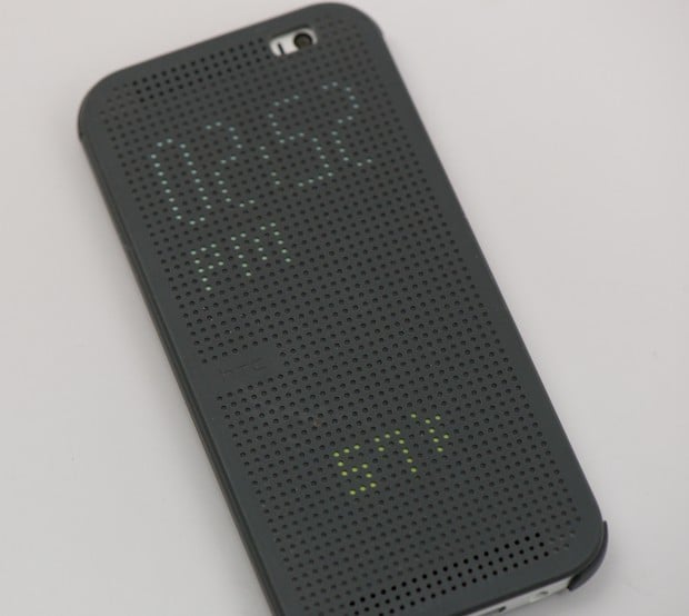 Use motion gestures and the HTC One M8 Dot case for a better experience.