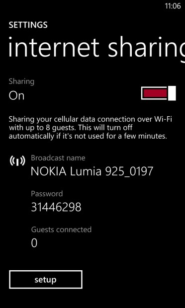 How To Turn On Personal Hotspot on the Lumia 520 (5)