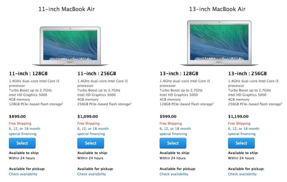 New MacBook Air 2014 Release Arrives with 100 Price Cut