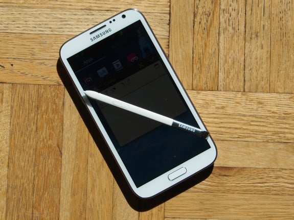 The Galaxy Note 2 comes with a stylus that can take advantage of unique apps.