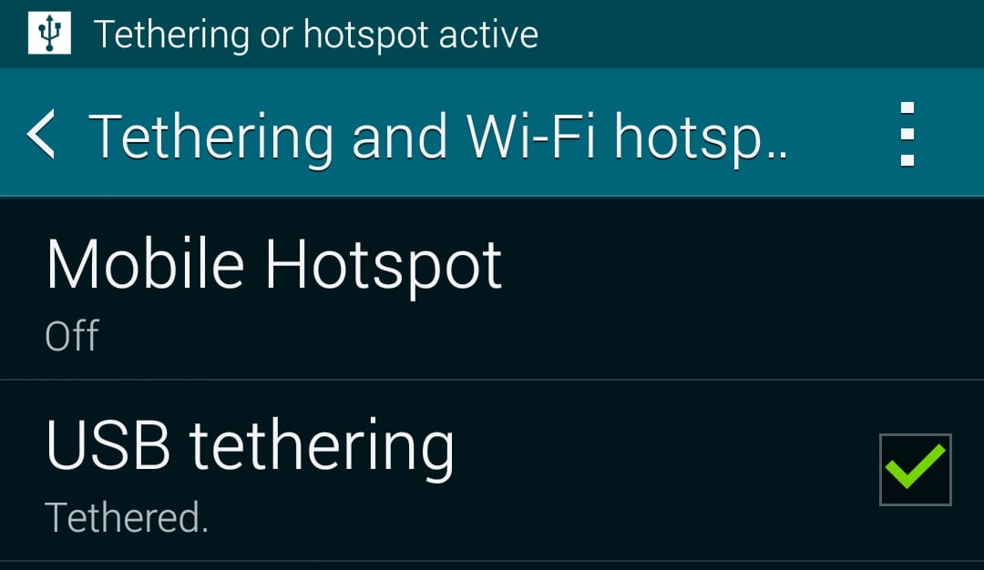 How to Use the Samsung Galaxy S5 as a Personal Hotspot