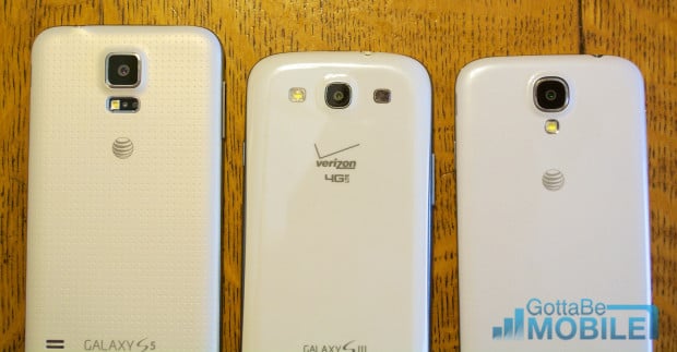 Samsung Galaxy S5 vs Galaxy S3 vs Galaxy S4 - Cameras