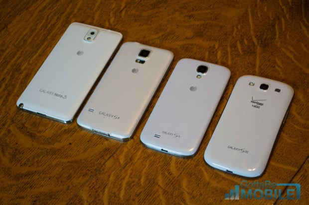 Samsung Galaxy S5 vs Galaxy S4 vs Galaxy S3 - Features