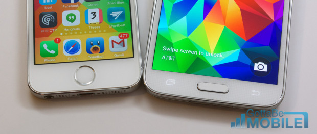 Both phones offer a fingerprint reader, but the experience is vastly different.