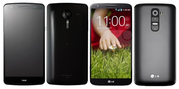 This is the LGL22 (left) and LG G2 (right)