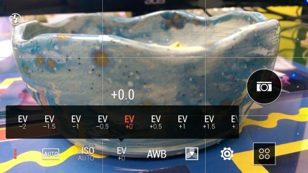 HTC One M8 EV settings