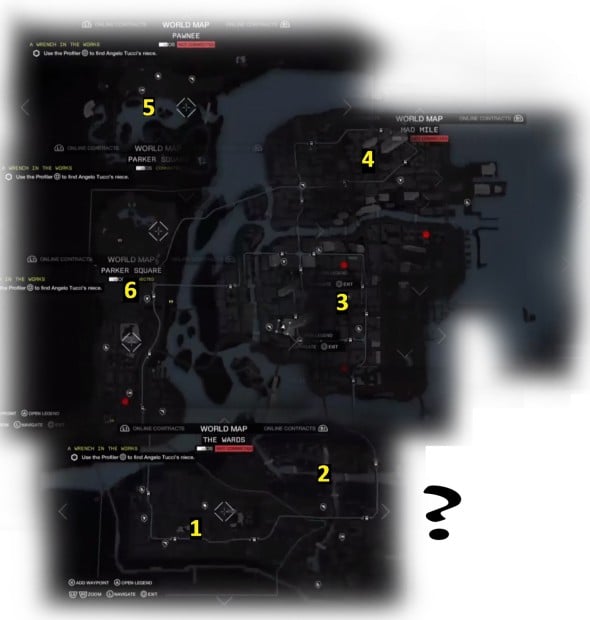 The full Watch Dogs map leaked online. 