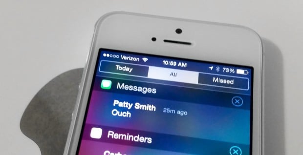 Notifications are messy and inconvenient on iOS 7.