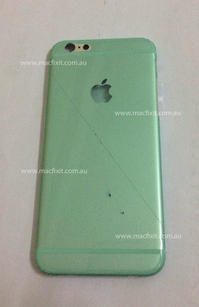 This alleged iPhone 6 back shows what the new iPhone could look like.