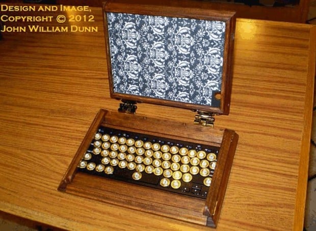 icog steampunk ipad air case open