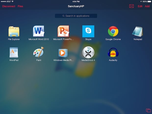 Parallels Access lets iPad users control their Windows desktop apps.