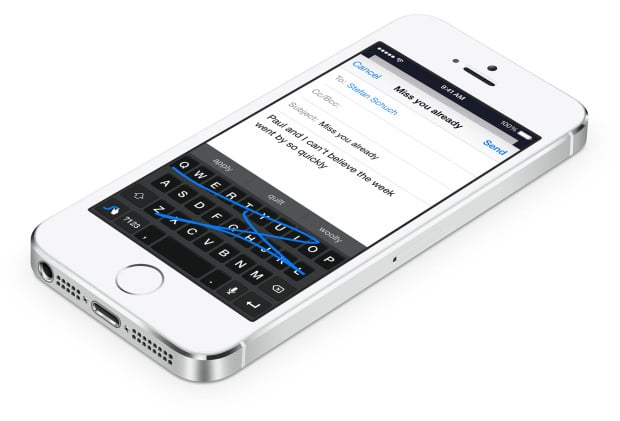 Look forward to third party keyboards in iOS 8.
