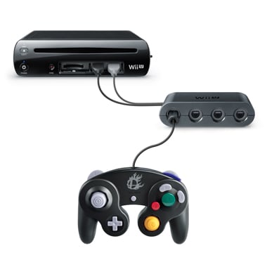 Super Smash Bros for Wii U Gamecube Controller Adapter