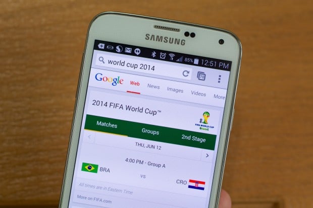 Google makes it easy to know the 2014 World Cup schedule.