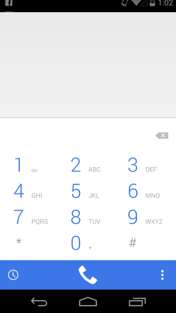 This is the new dialer in Android 4.4.3 KitKat. 