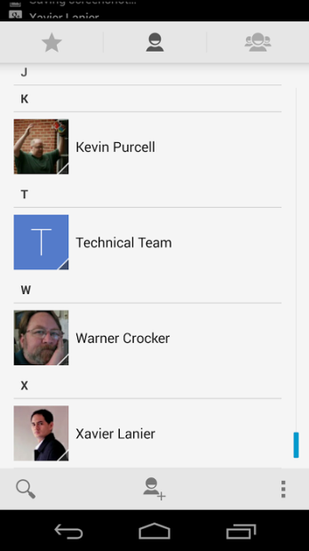 How People looks in Android 4.4.3. 