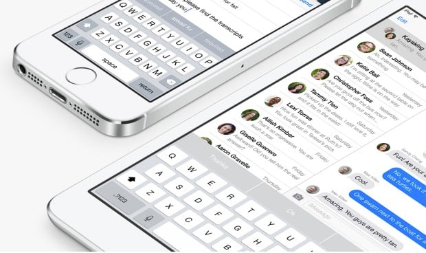 The iOS 8 iPad update adds a cool new keyboard.