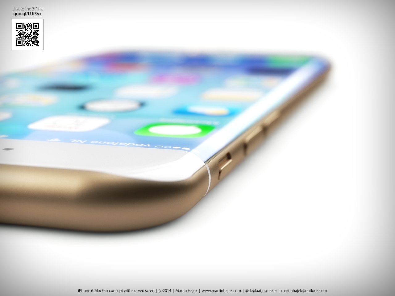 Apple will reportedly use Sapphire on the iPhone 6 displays and the iWatch. Concept - Martin Hajek.