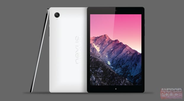 Nexus 8 render based on rumors.