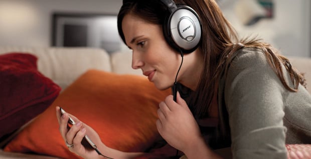 bose quitecomfort headphones with in-line controls