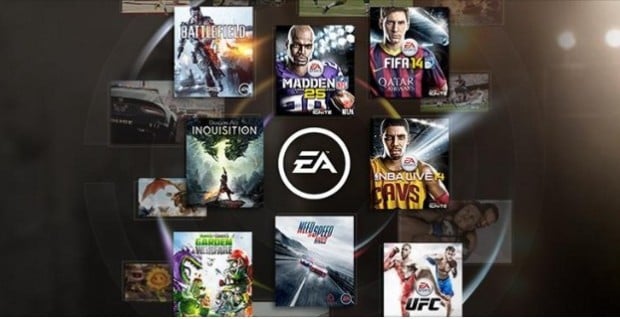 EA shows other games alongside the four current Vault games. 